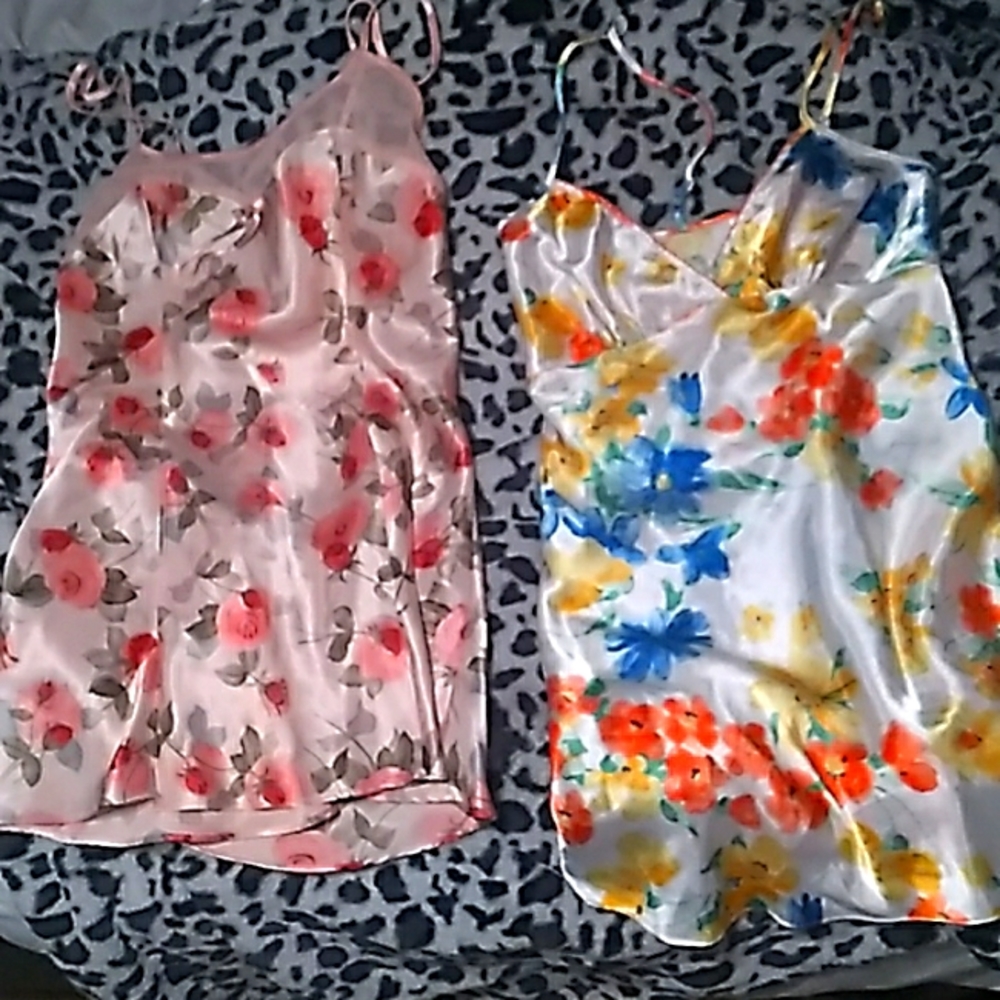 TwO Sexy Silky Vibrant Nighty Night Intimate Sleepwear! For the Price of One!